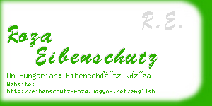 roza eibenschutz business card